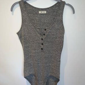 Madewell - Heather grey bodysuit